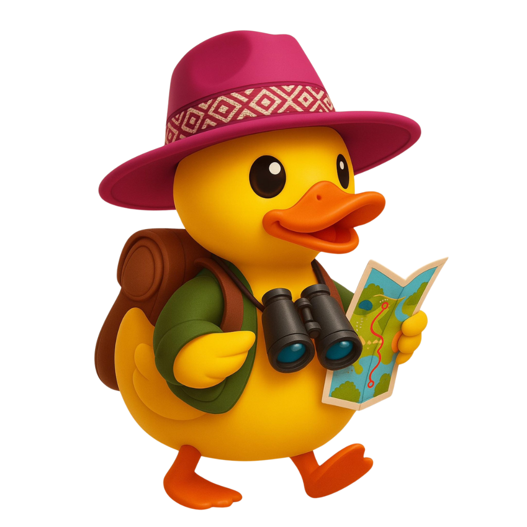 Pato Viajero Mascota